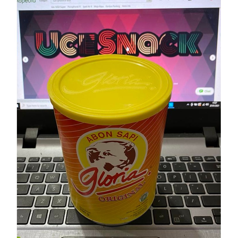 

terbaru !!! abon sapi gloria original / manis 250 gram ready