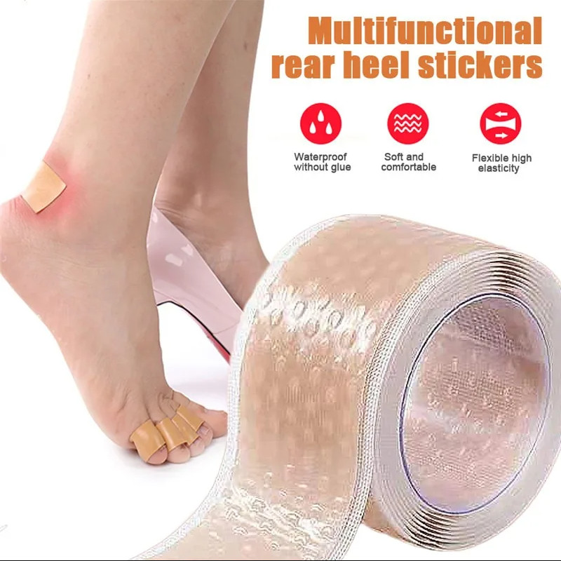 

Silicone Invisible Anti-Wear Sticker Women Silicone Gel Heel Protector Pain Relief Adhesive Patch