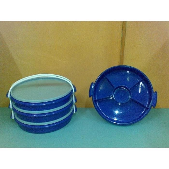 Kotak Makan /Tempat Makan/Rantang Plastik Catering Serbaguna 3 Susun