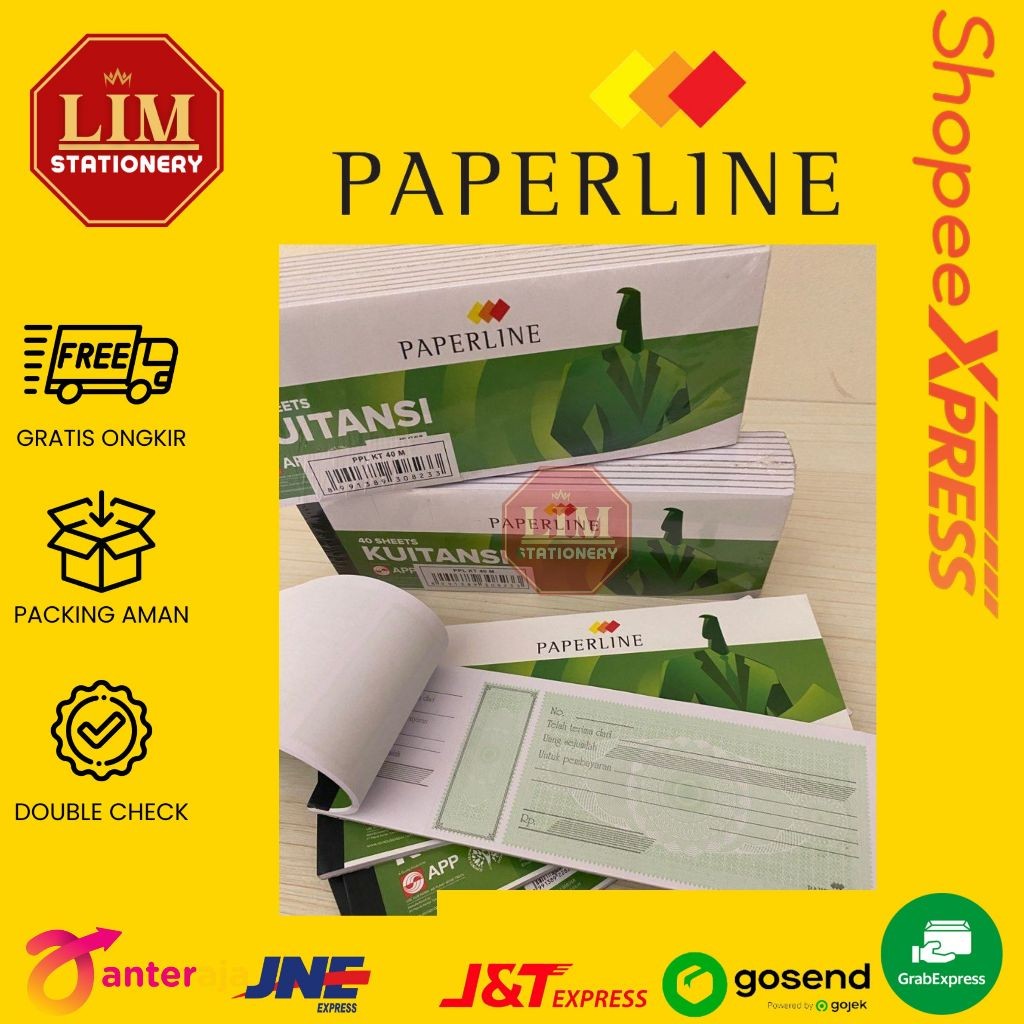 

(10PCS) KWITANSI Kecil/Tangg/Besar 40LEMBAR KWITANSI PAPER/ KUITANSI