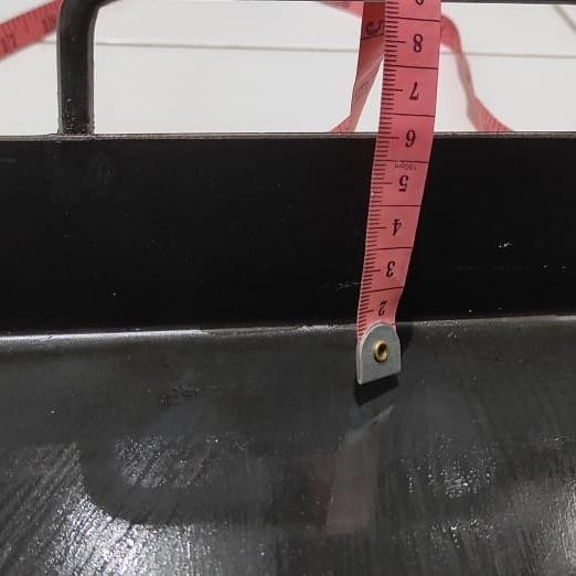 WAJAN DONAT/WAJAN GORENG/WAJAN WAJAN DONAT KENTANG BAJA HITAM UK 30X30X5 TEBAL 2 MM TERMURAH