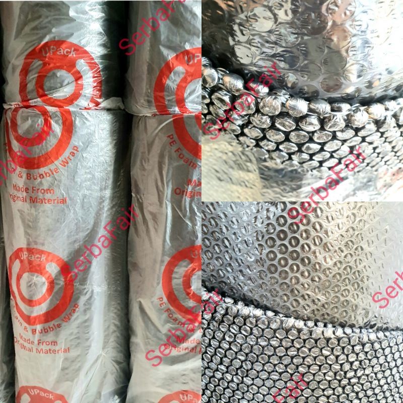 

Bubble Wrap Upack Hitam 1.25Mx50Meter Full Jamin Tebal Top Quality