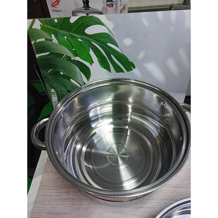 Vinero Homes - Panci Kukus 3 Susun 30 Cm Kukusan Stainless Steel Tebal / Alat Panci Rebus Steamer