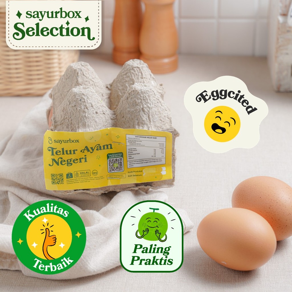 

Telur Ayam Negeri 4 pcs