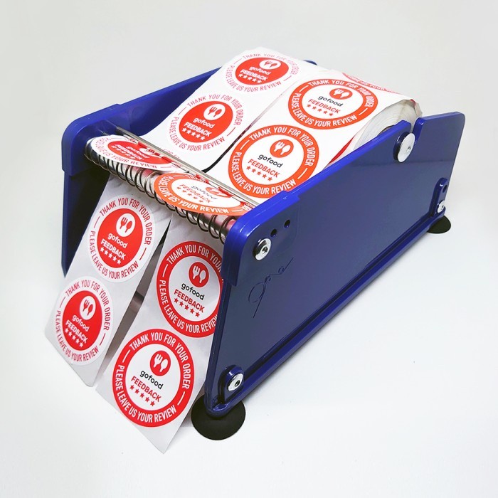 

Sticker Label Thank You Food Review Feedback Tag Ucapan 4,5 cm (1 Roll/ pcs)