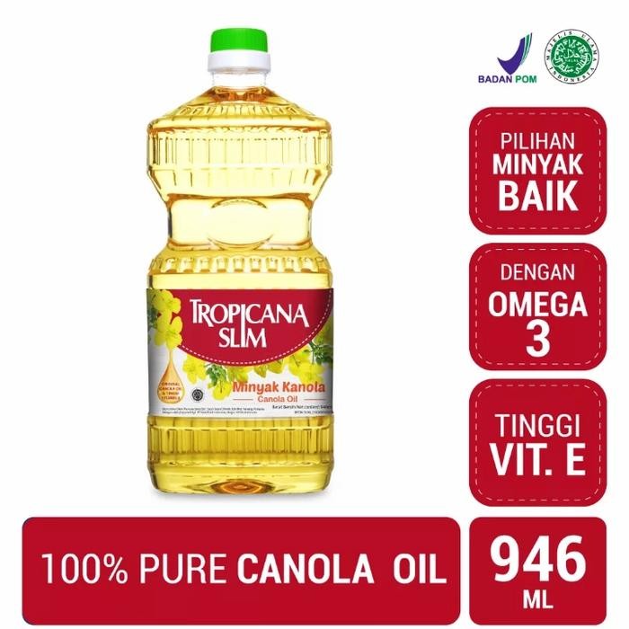

Tropicana Slim Canola Oil 946 mL - Botol