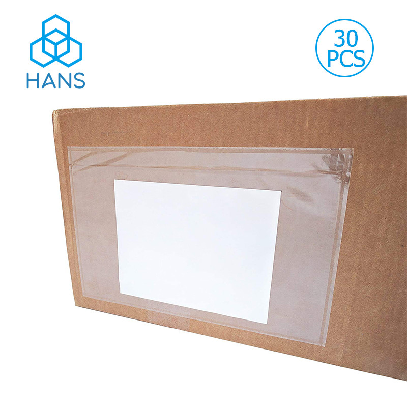 

30Pcs Pouches Invoice Enclosed Adhesive Bags Shipping Label Plastic Envelopes Clear Self Adhesive