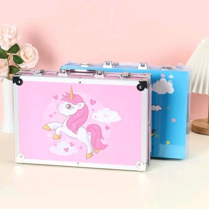 

Alat Mewarnai Koper Besi Crayon Pensil Warna Spidol Marker Dan Cat Air 145 Psc #Gratisongkir