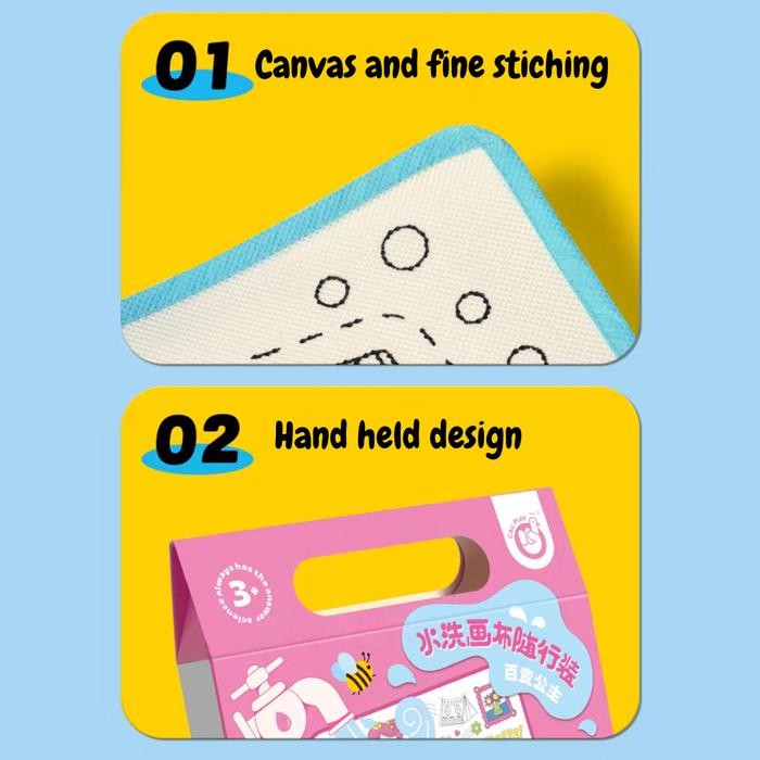 

Reusable Drawing Mat Gambar Mewarnai Berulang Canvas Dapat Dicuci #Gratisongkir