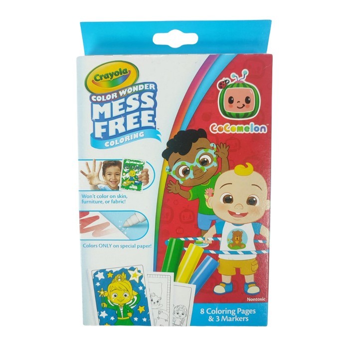 

Crayola Color Wonder Mini Box Set (8 Coloring Pages + 3 Markers) #Gratisongkir