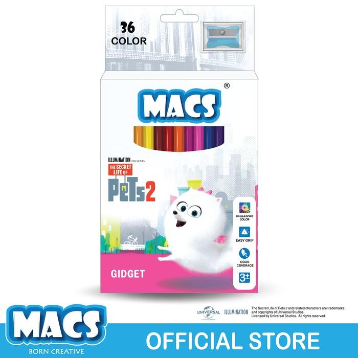 

Macs Coloring Pencils The Secret Life Of Pets 2 - Gidget (24 Colors) #Gratisongkir