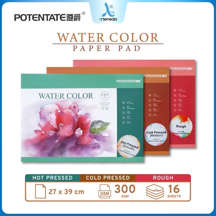 

Kertas Cat Air Potentate 27X39Cm Watercolor Paper Pad #Gratisongkir