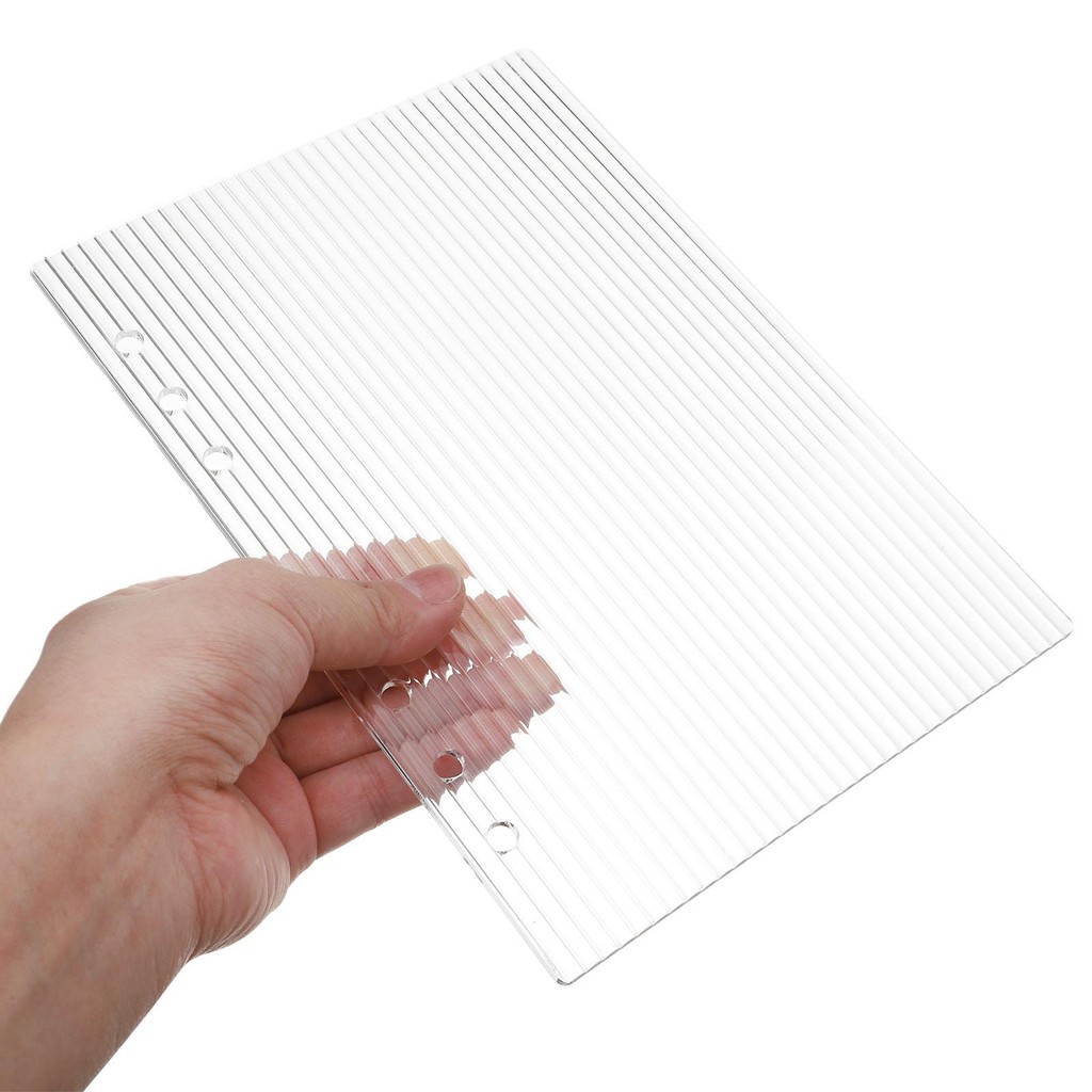 

Binder 6- Acrylic Binder Notebook Cover A5 Acrylic Planner Budget Binder Notebook Cover Binder