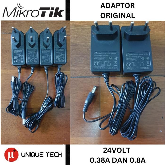 JTTOP" POWER ADAPTOR MIKROTIK 24V 0.38A 0.8A 1A 1.2A 2.5A ORIGINAL DC 5.5MM 24 V