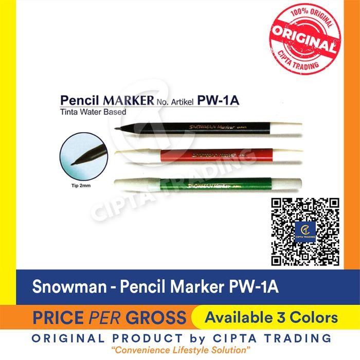 

Marker - Snowman - Pw - 1A (Per Gross) #Gratisongkir