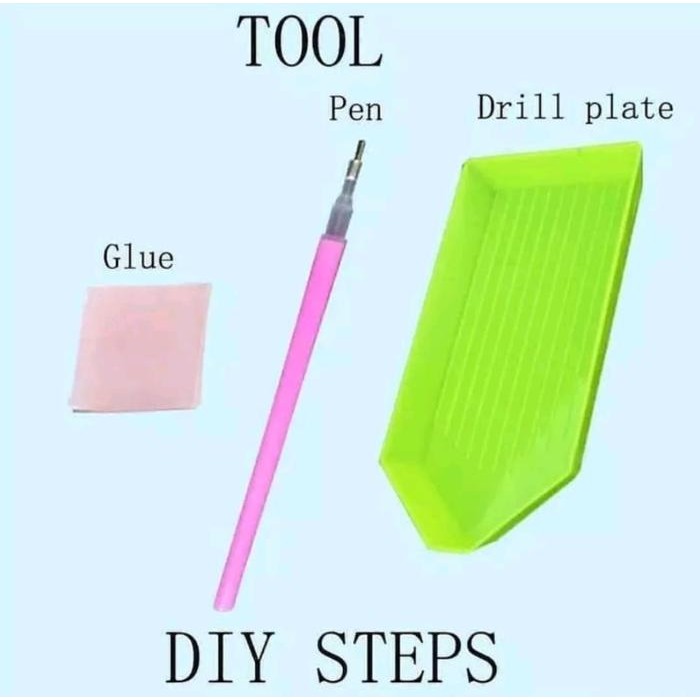 

Diy Diamond Painting Velvet Premium 40 X 50 #Gratisongkir