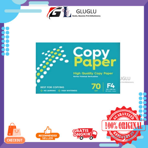 

Kertas HVS Copy Paper A4 /F4 70 Gsm / 1 Rim HVS CopyPaper A4/F4 70 Gram