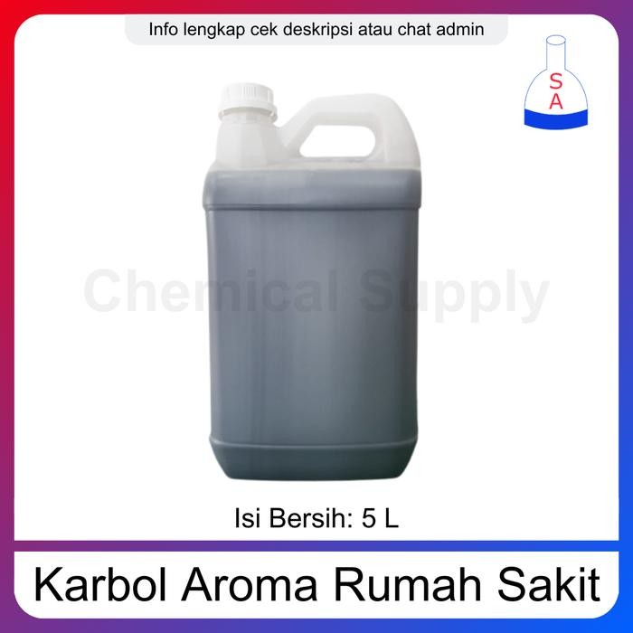 Karbol Cair Pembersih Antibakteri Aroma Rumah Sakit - 5 L