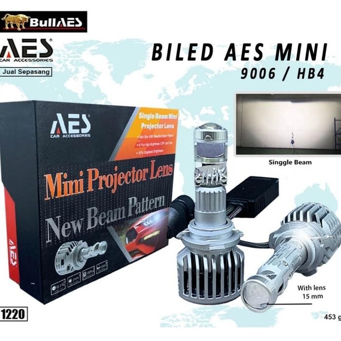 BILED AES LASER MINI 9006 H7 H11 NEW BEAM PATERN MERK AES