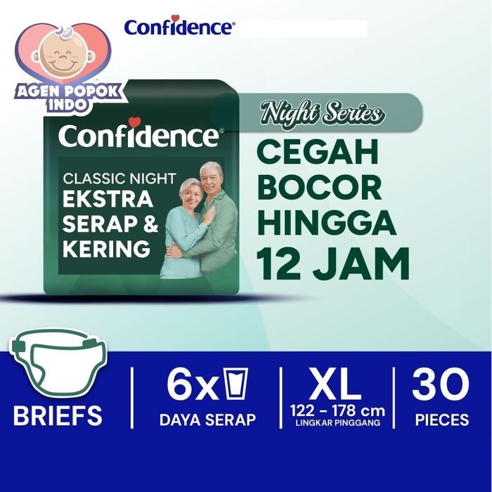 Confidence Popok Dewasa Classic Night XL 30