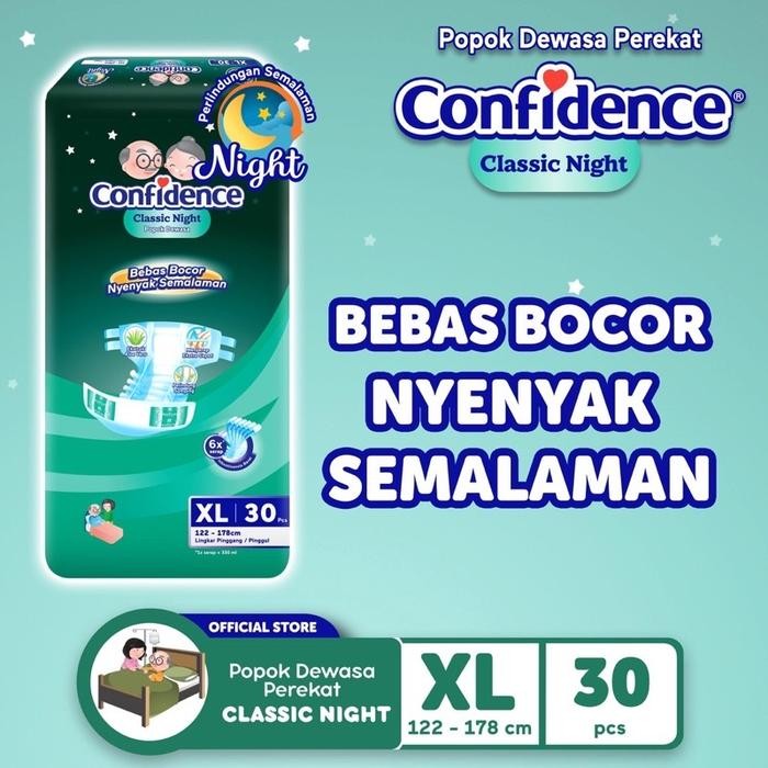 Confidence Popok Dewasa Classic Night XL30