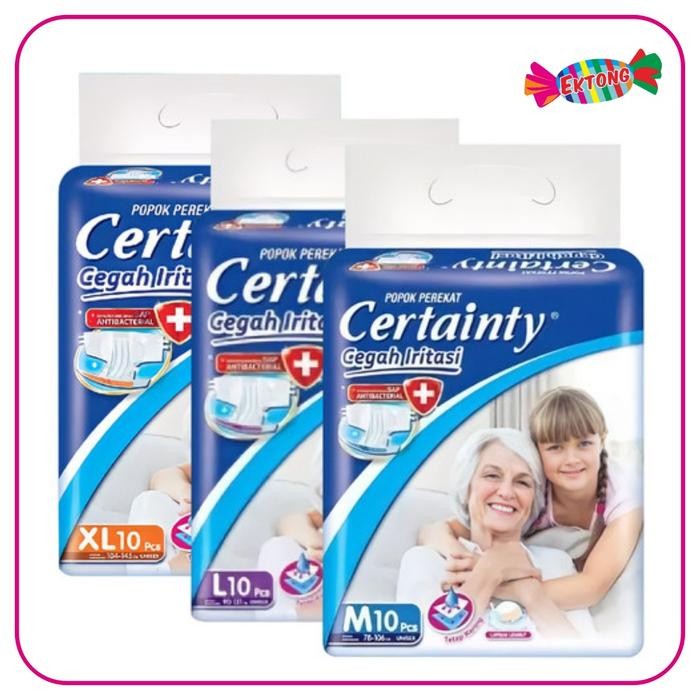 CERTAINTY POPOK PEREKAT Popok Dewasa