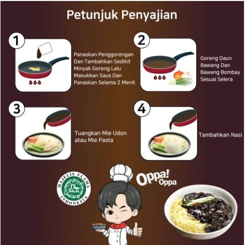

Promo Terbatas 1Kg Saus Jjajang Halal Pasta Kedelai Hitam Saus Jjajangmyeon Oppa!Oppa