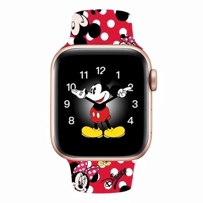 Jam Tangan Smartwatch T500 Mickey Mouse FREE Strap Polos