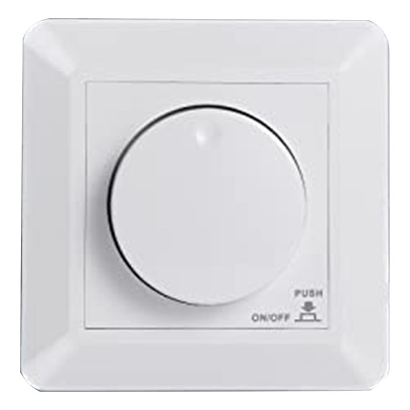 Newest LED Dimmer Switch, Flush-Mounted Dimmer for Dimmable LED and Halogen, 5-300 W Dimmer Switch L