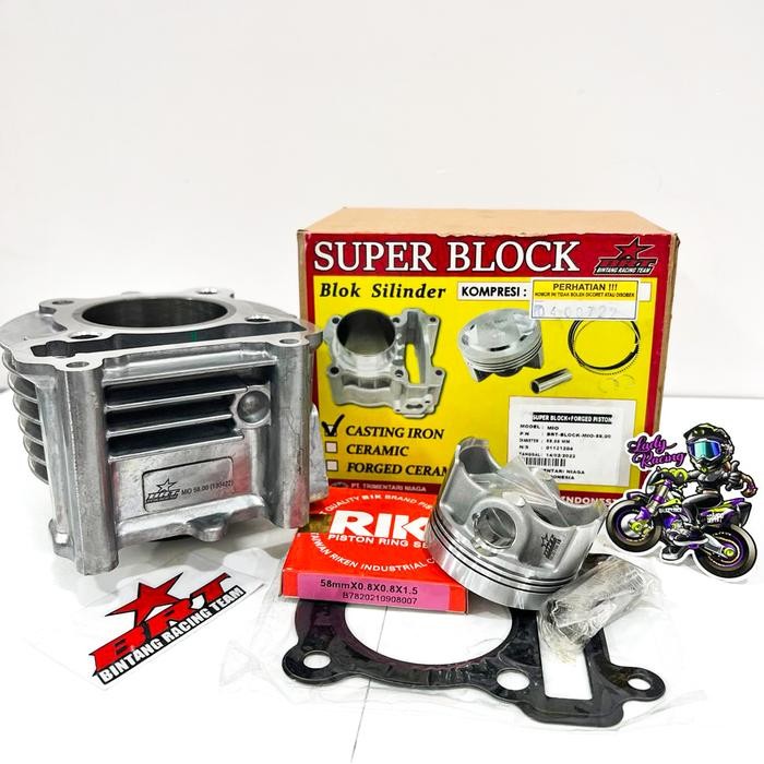 BLOK BOREUP BRT CAST IRON MIO SPORTY SMILE NOUVO SOUL FINO KARBU