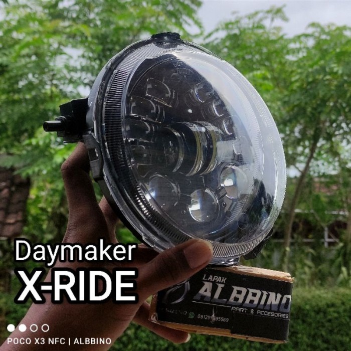 Daymaker X-RIDE Headlamp X Ride Custome daymaker 16 LED Lampu depan