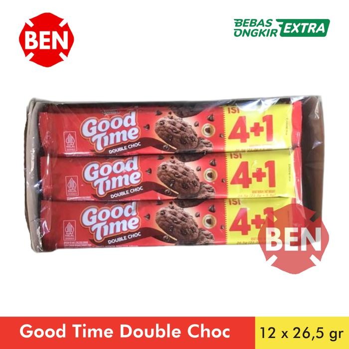 

PastikanTerjaminMutunya- Good Time Double Choc 1 Pak 12 Pcs 16g 16gr Box Coklat - Goodtime Dus