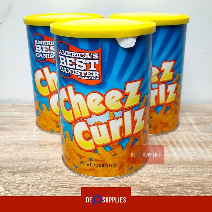

PastikanTerjaminMutunya- ABC Cheez Curlz 120gr - America's Best Canister Snack Jagung USA