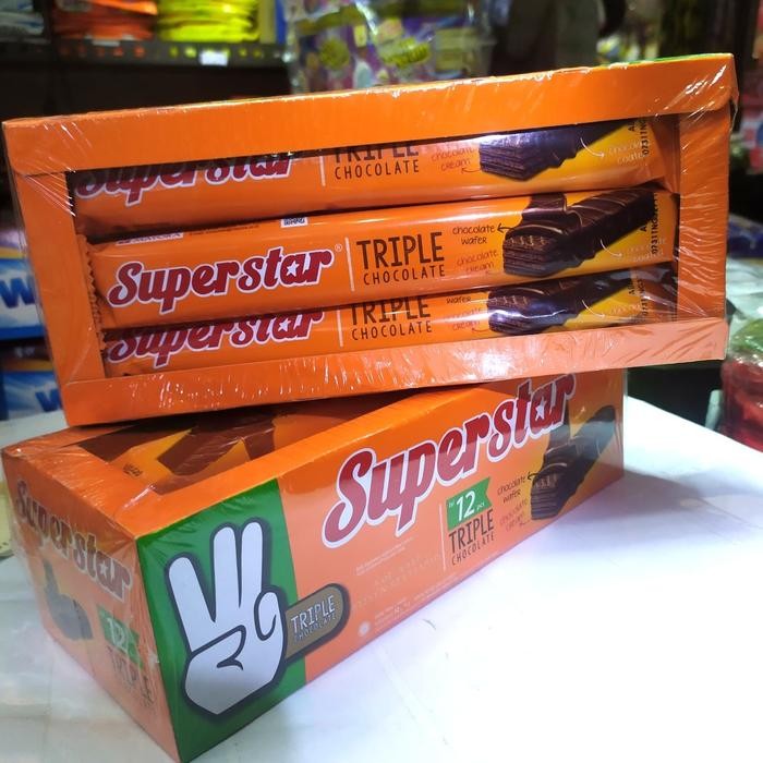 

PastikanTerjaminMutunya- wafer super star triple chocolate 1pack