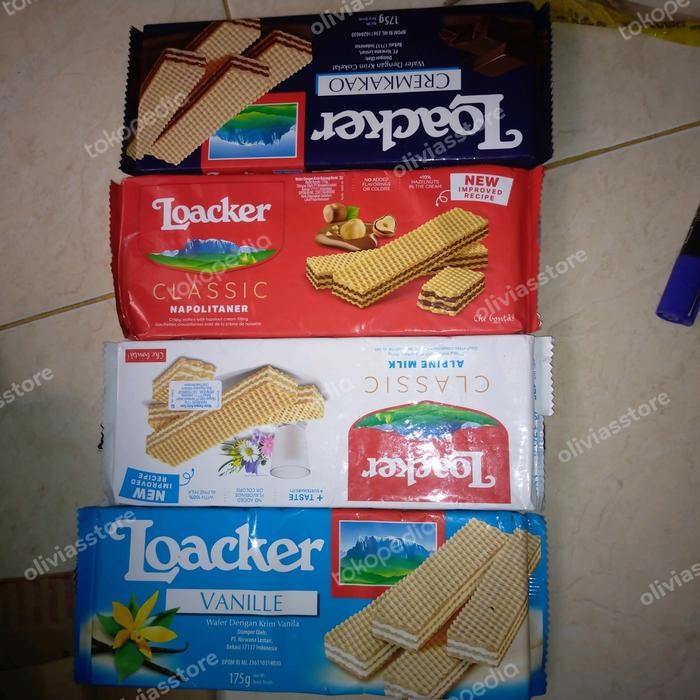 

PastikanTerjaminMutunya- wafer loacker 175gr