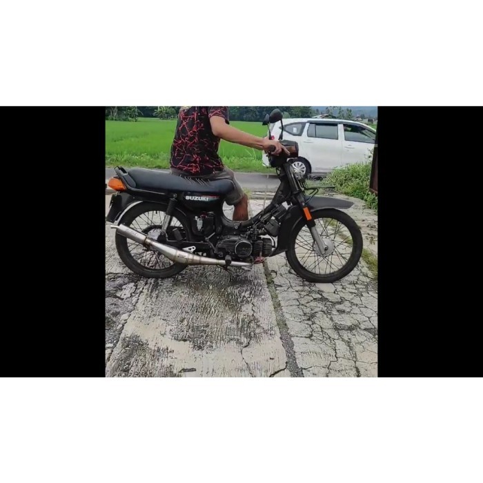 Knalpot B-PAZZ RC 100 Bravo / Sprinter Model FIZR Standar Racing