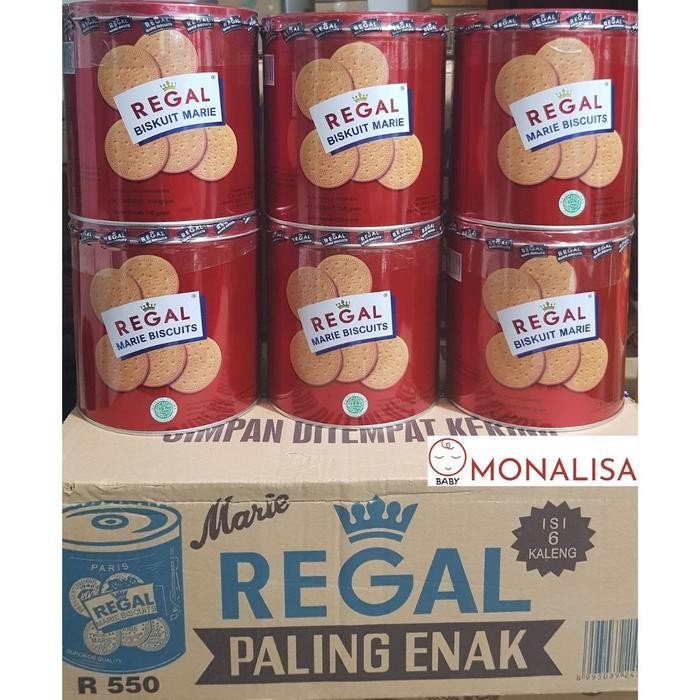 

PastikanTerjaminMutunya- Marie Regal Biscuits Kaleng 550 gr Biskuit Marie Regal Kaleng 550gr