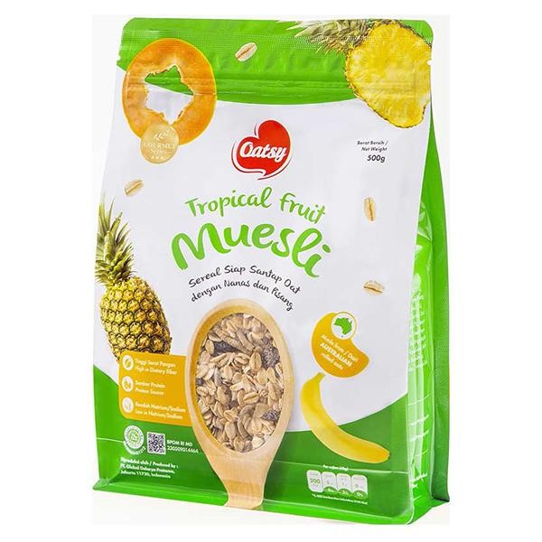 

PastikanTerjaminMutunya- Oatsy Muesli Tropical Fruit 500 g