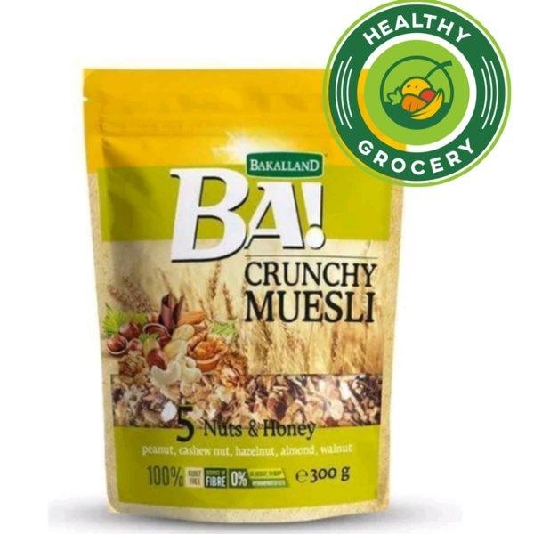 

PastikanTerjaminMutunya- Bakalland BA! Crunchy Muesli 5 Nuts&Honey 300gr