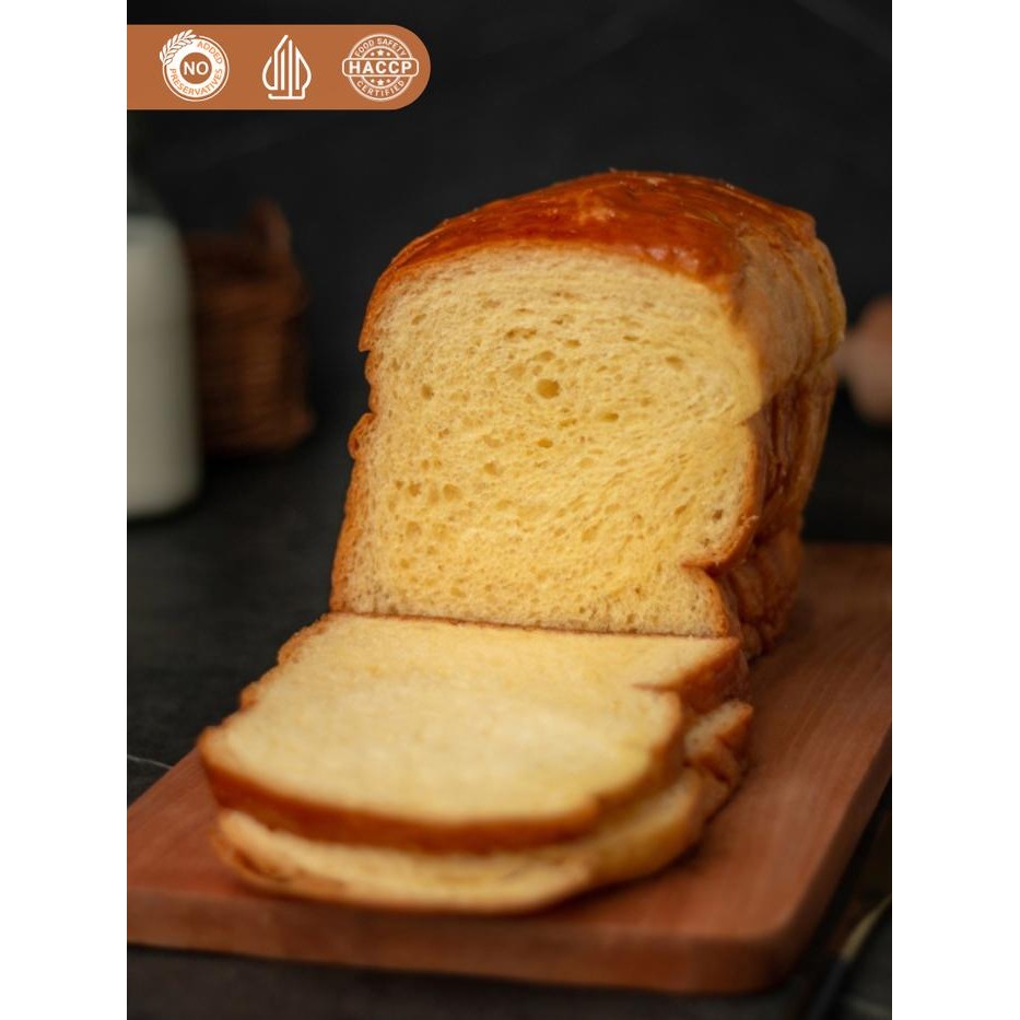 

PastikanTerjaminMutunya- PREMIUM Brioche Roti Tawar loaf MISOL - GoSend/Grab Only