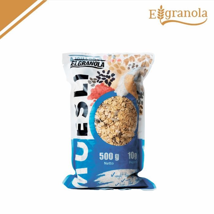

PastikanTerjaminMutunya- Muesli 500 Gr / Rolled Oats / Elgranola / Healthy