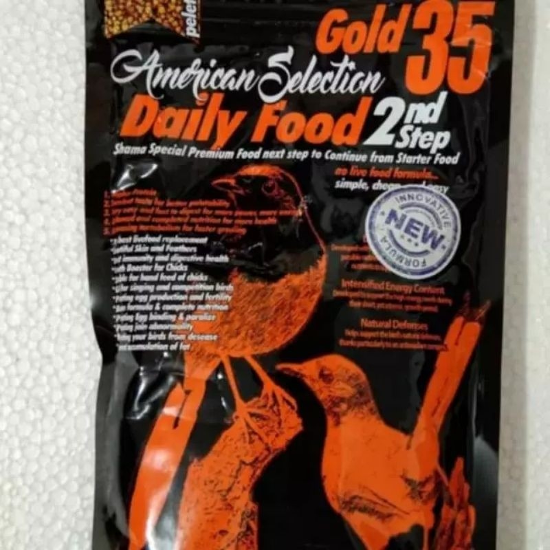 AMS MURAI SSLECTION 250 STEP 2 AMS GOLD35 MAKANAN BURUNG MURAY K PUR KASAR