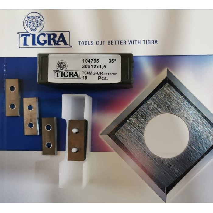 TOK TIGRA T04MG CR 30x12x1.5 - MATA PISAU TOK (TURN OVER KNIFE)