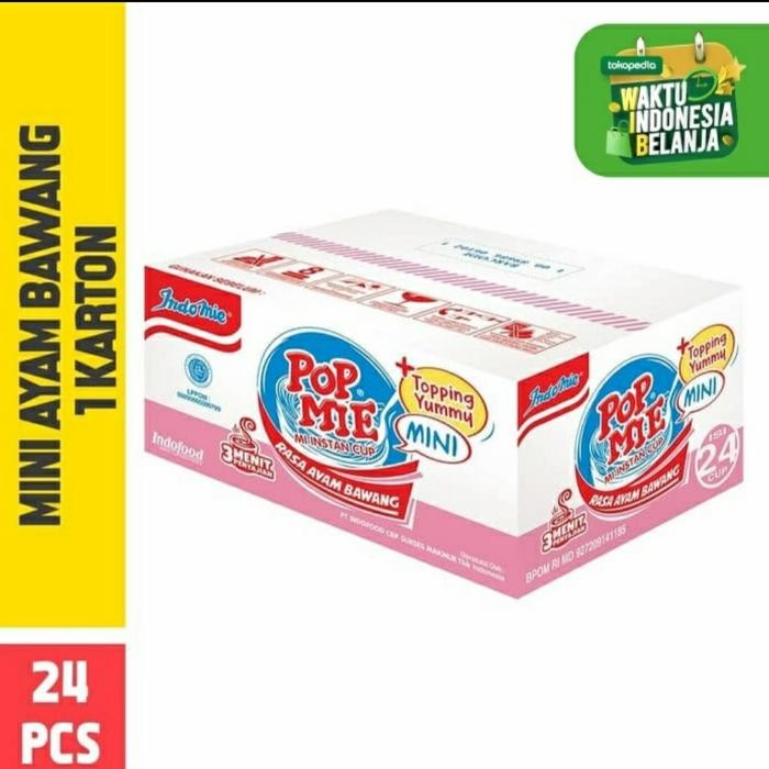 

SemuAReadyYaB0Zq- Popmie Mini Kuah Rasa Ayam Bawang 1 Dus isi 24 pcs