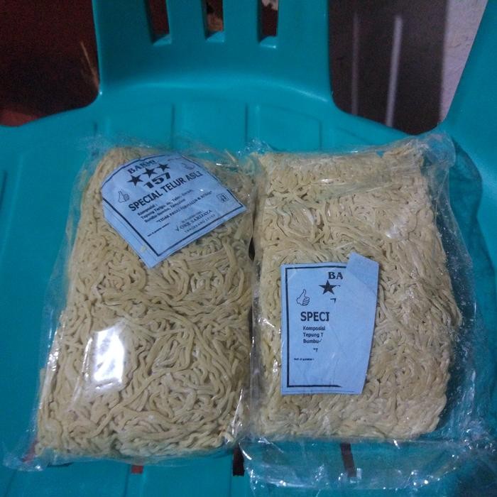 

SemuAReadyYaB0Zq- Bakmi 157 Special Telur Asli / Mie ayam mentah isi 6 kepal 500 gram