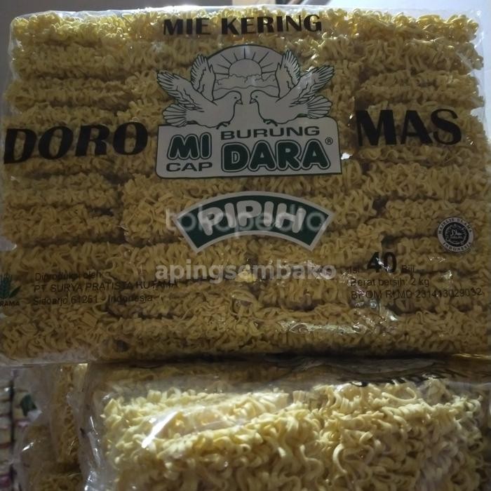 

SemuAReadyYaB0Zq- mie kering doromas burung dara hijau pipih doro mas 1 bal/ball/pak 2kg