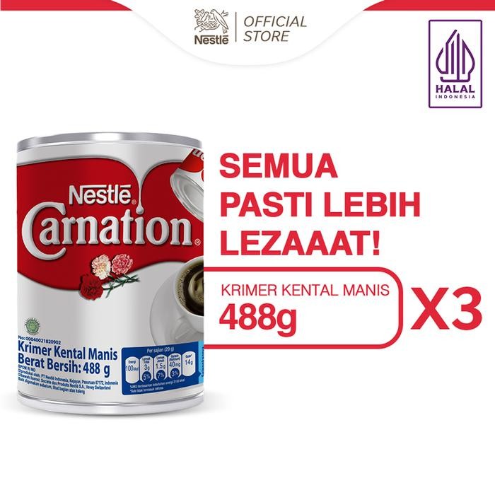 

SemuAReadyYaB0Zq- Nestle Carnation Krimer Kental Manis 488g x 3pcs
