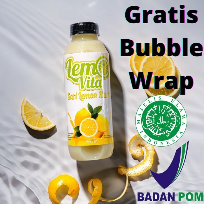 

BnyKpilihAnSkrG- BPOM Halal Lemovita Sari Lemon Jus Lemon Murni Alami 500ml