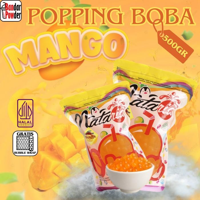 

BnyKpilihAnSkrG- Popping Boba Mango 500gr - Distributor Minuman Bubble dan poping boba