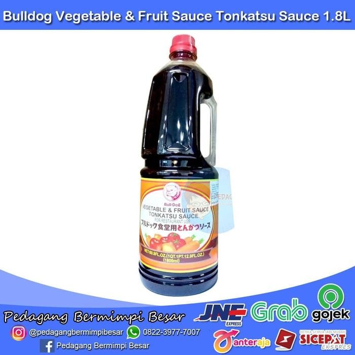 

BnyKBonusBelidiMari- Bulldog Vegetable & Fruit Sauce Tonkatsu Sauce 1,8L Saus Tonkatsu